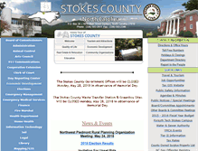 Tablet Screenshot of co.stokes.nc.us